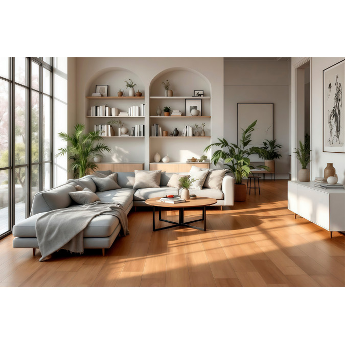 Керамогранит Amber Teak GRS13-03 янтарный тик 1200x200 Gresse