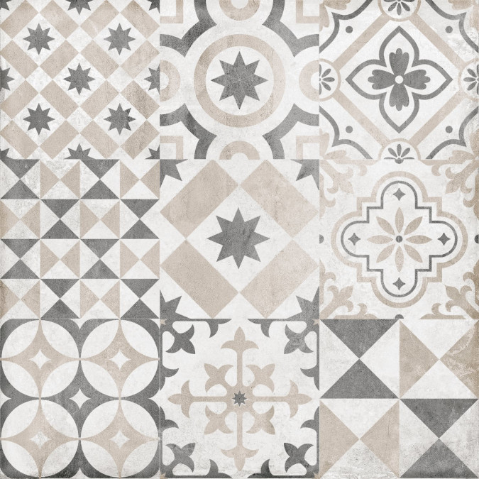 Керамогранит Цемент Стайл 7246-0005 белый 450x450 LB Ceramics - 2