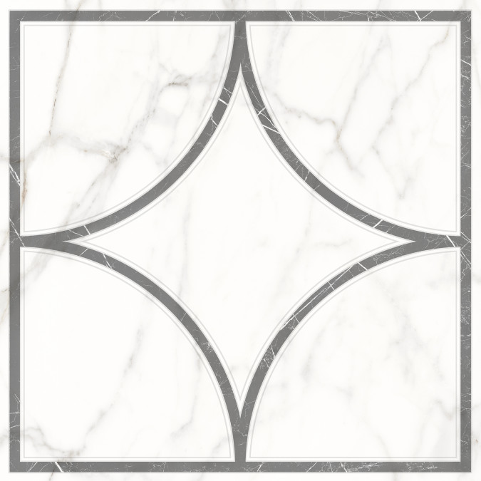 Керамогранит Каррара Нова 7346-0002 серый 450x450 LB Ceramics - 4