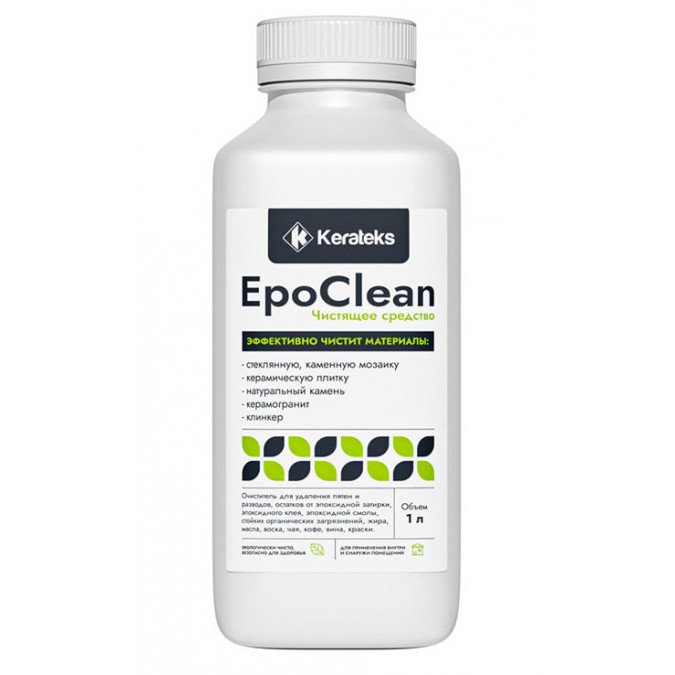 Очиститель от разводов и остатков эпоксидной затирки EpoClean, 1 литр